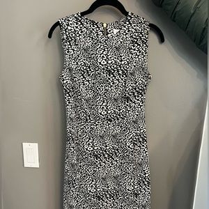 Black and white Calvin Klein dress